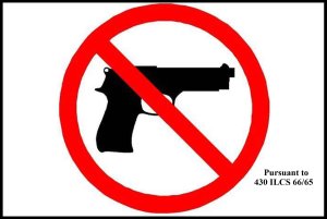 Gun Free Zone Sign