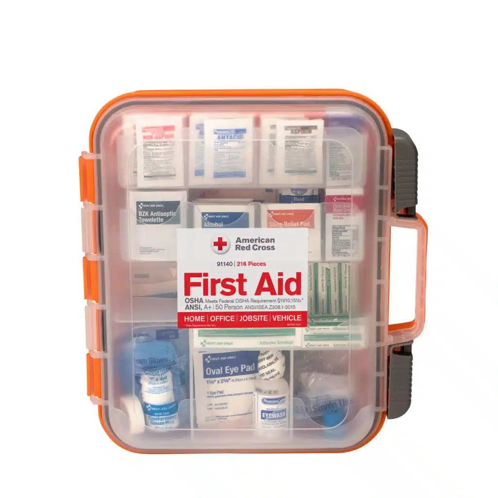 Typical "boo-boo" First Aid Kit by American Red Cross.