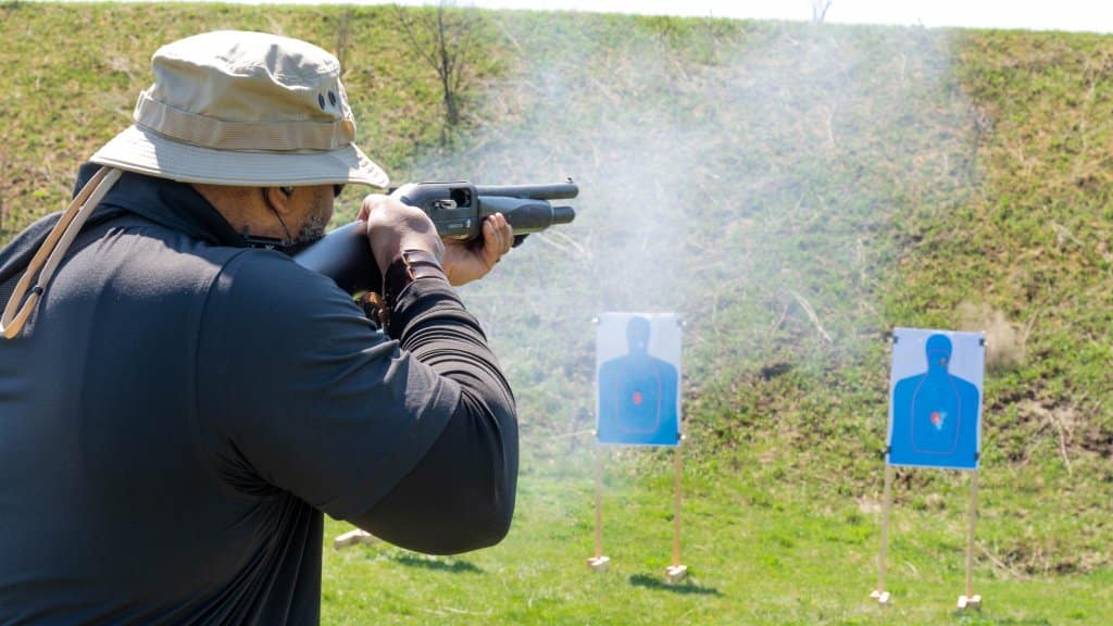 Security Officers Training with Shotguns