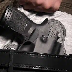 Concealed Carry Pistol in Holster