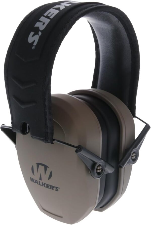 Walker Razor Slim Passive Low Profile Hearing Protection Muffs - Image 4