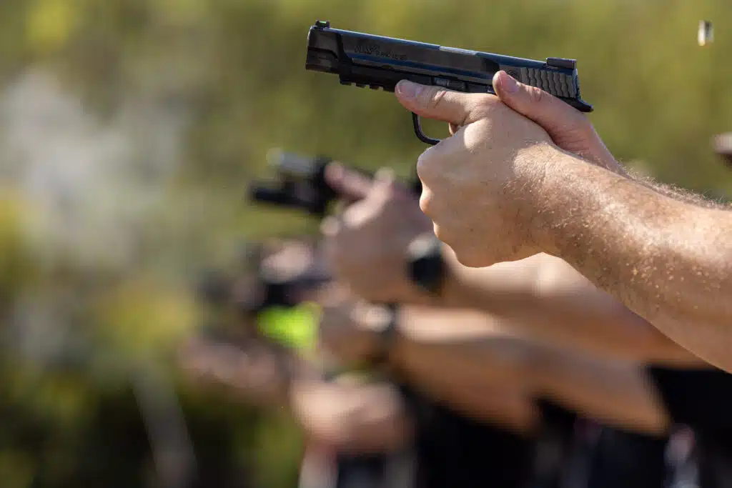 Security Officers Training with Handguns