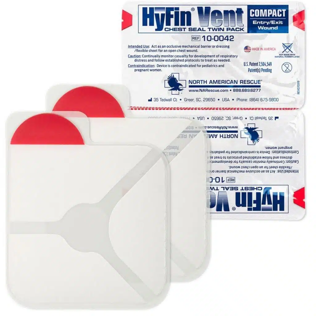 HyFin Vent COMPACT Chest Seal Twin Pack1