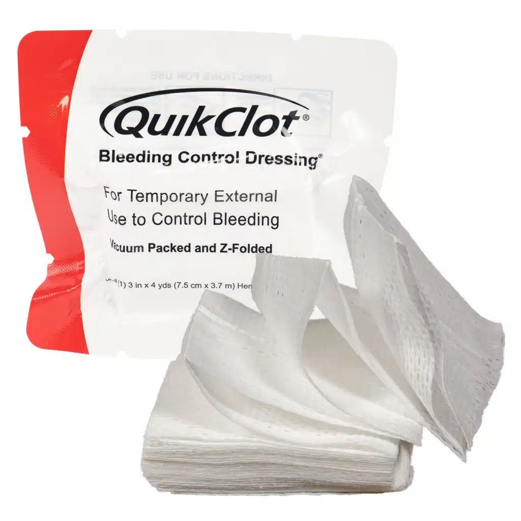 quickclot zfold dressing1